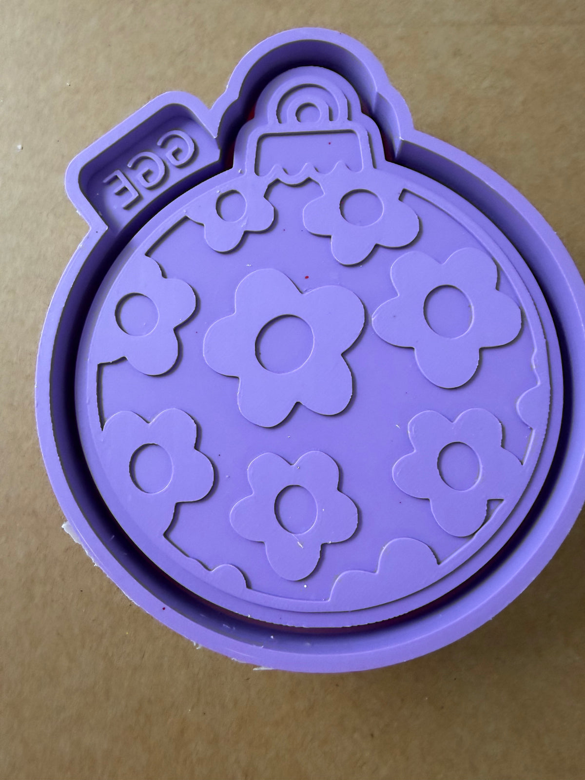 Flower Christmas Ornament- Silicone Mold