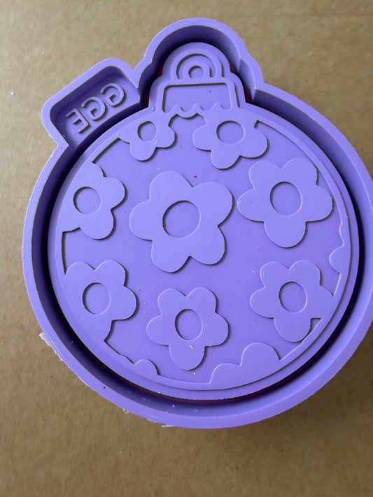 Flower Christmas Ornament- Silicone Mold