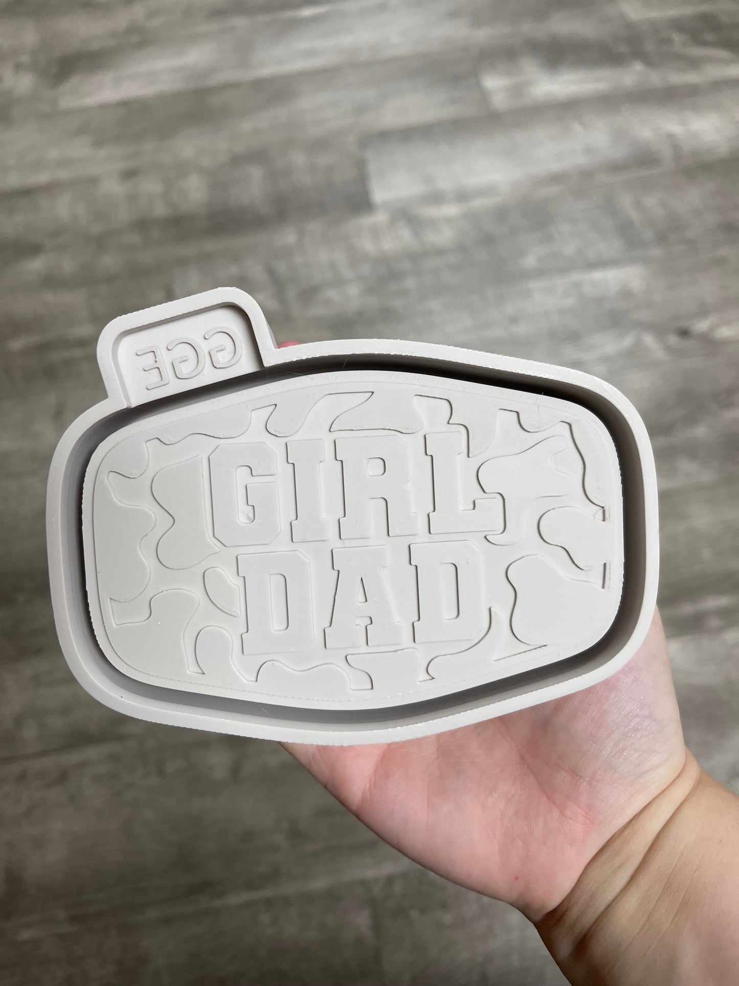 Girl Dad - Cow Print - Silicone Mold