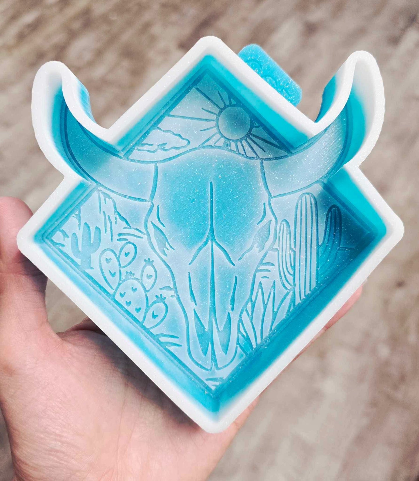 Cowskull Diamond - Silicone Mold