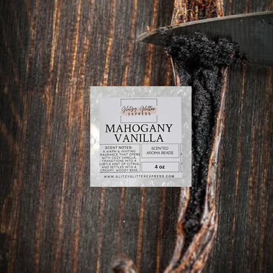 Pre Scented Beads: Mahogany Vanilla