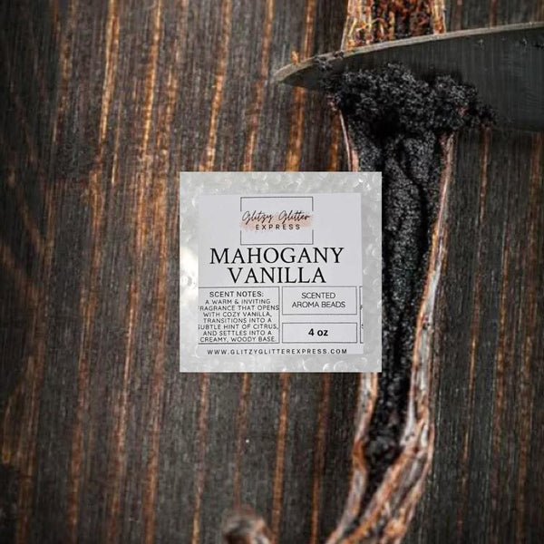 Pre Scented Beads: Mahogany Vanilla