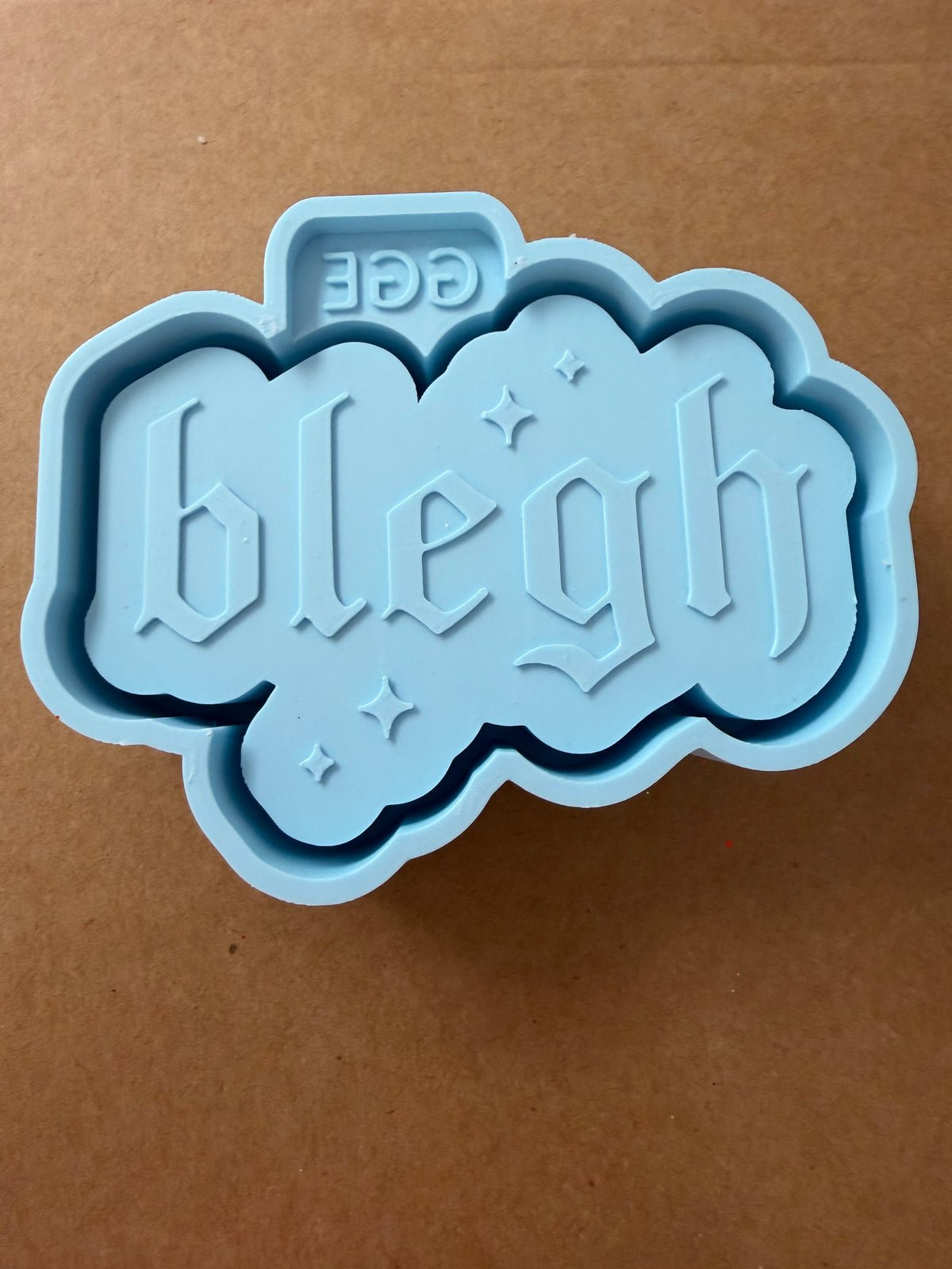 Blegh (Old English Font) - Silicone Mold