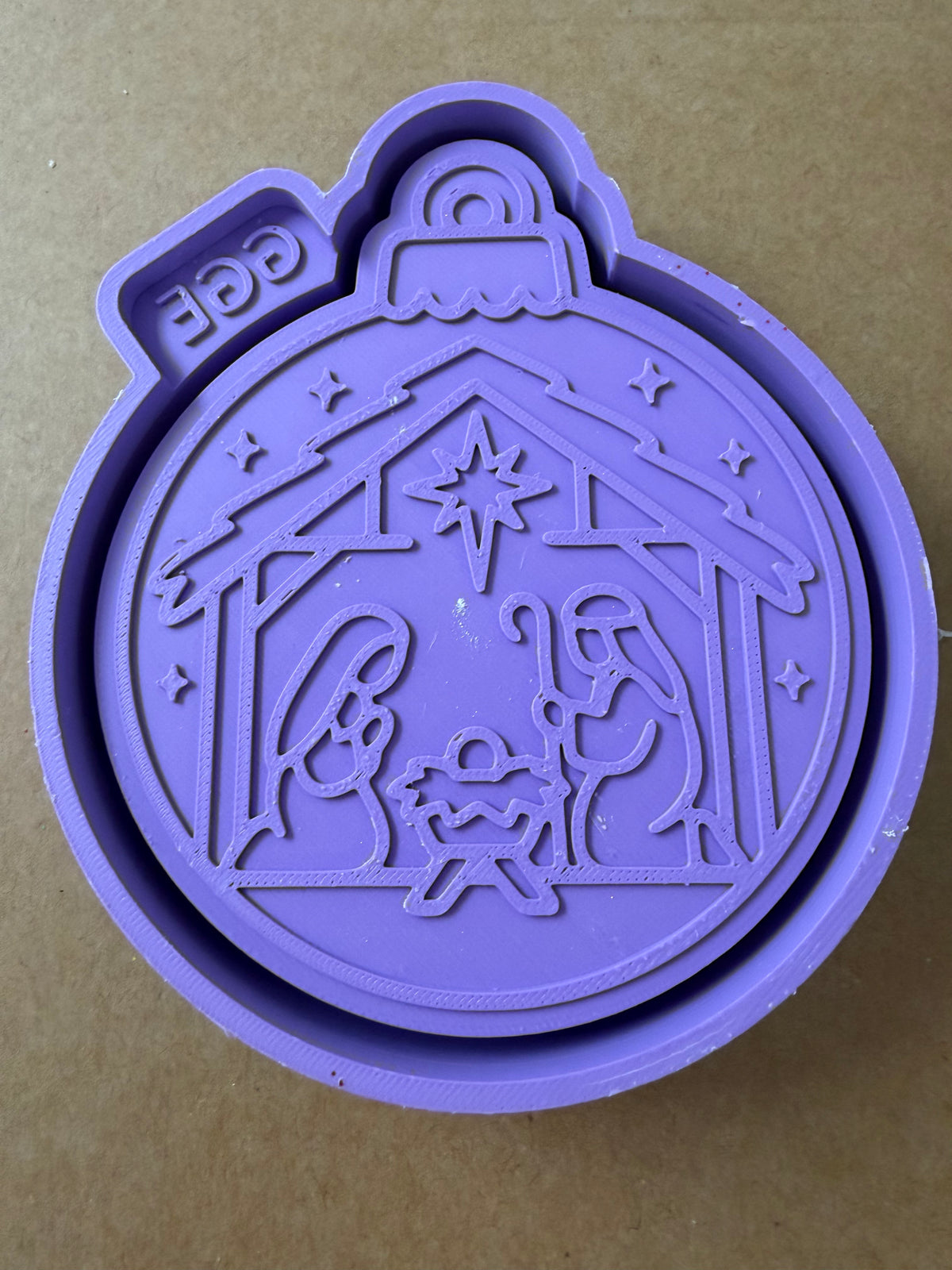 Nativity Christmas Ornament- Silicone Mold