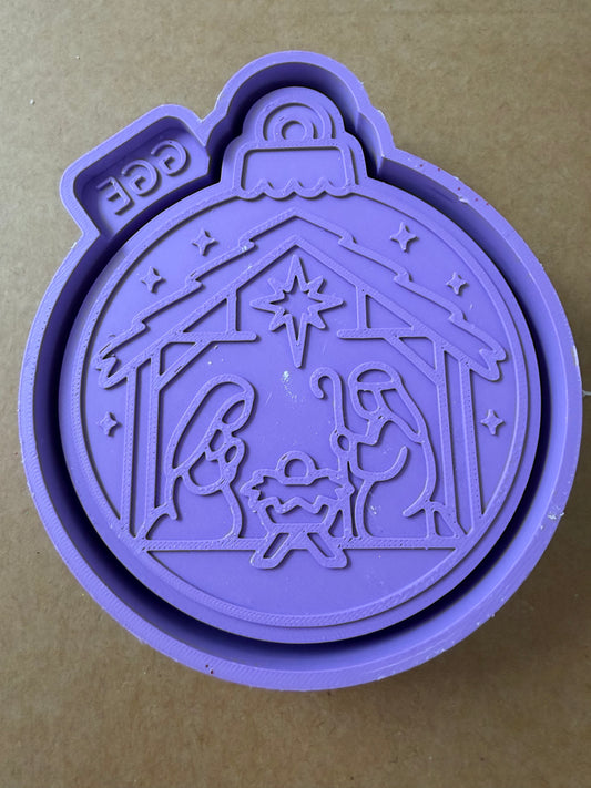 Nativity Christmas Ornament- Silicone Mold