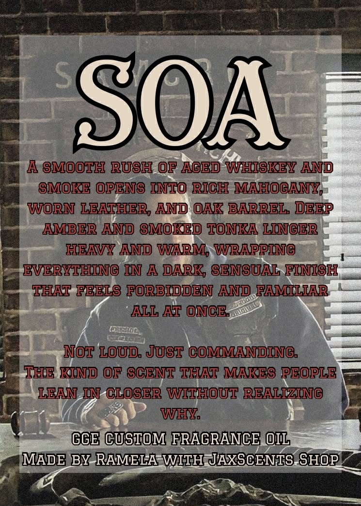 Custom Fragrance Oil - SOA (Sons of Anarchy)