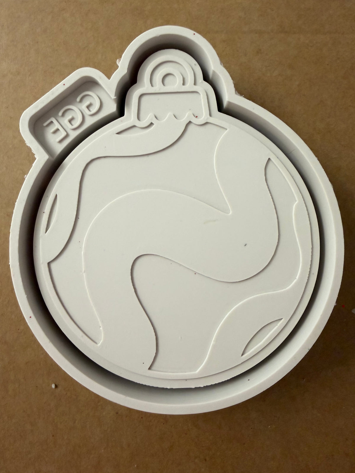 Squiggly Christmas Ornament- Silicone Mold