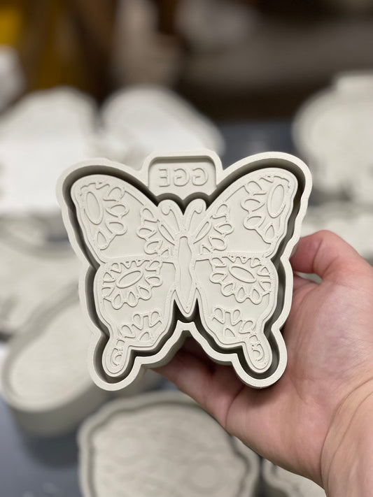 Butterfly W/ Conchos - Silicone Mold