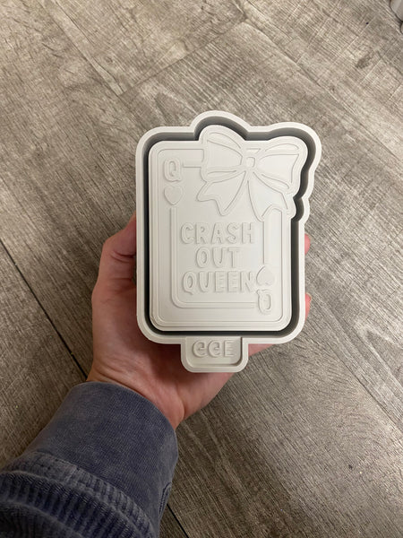 Silicone Mold- Crash Out Queen