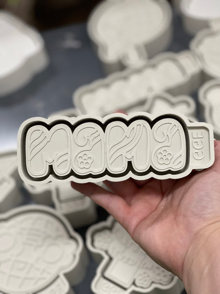 Silicone Mold: Mama - Groovy