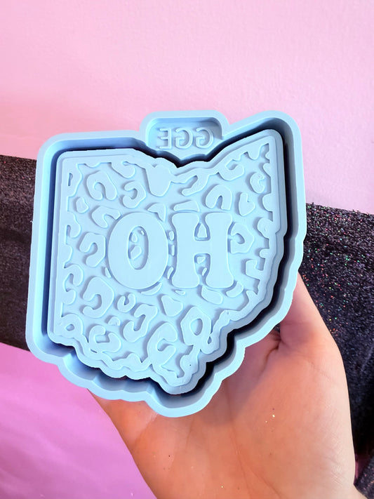 OH - Leopard State - Silicone Mold