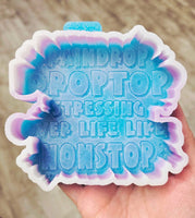 Silicone Mold: Raindrop Droptop