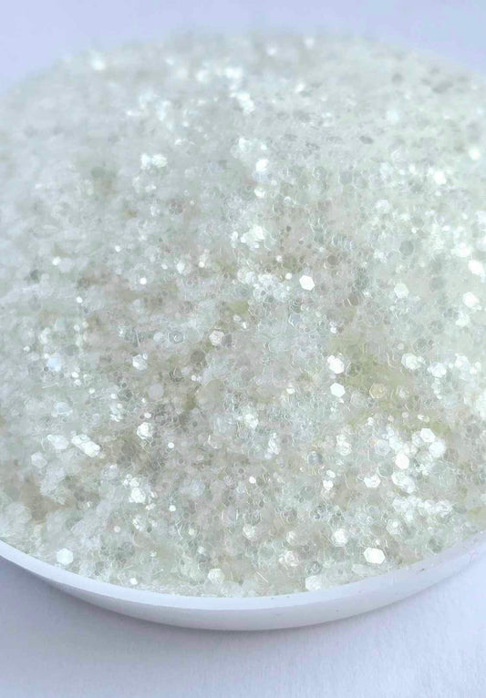 Holographic Mini Chunky Mix: Snowbank