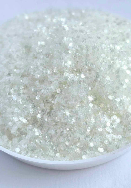 Holographic Mini Chunky Mix: Snowbank