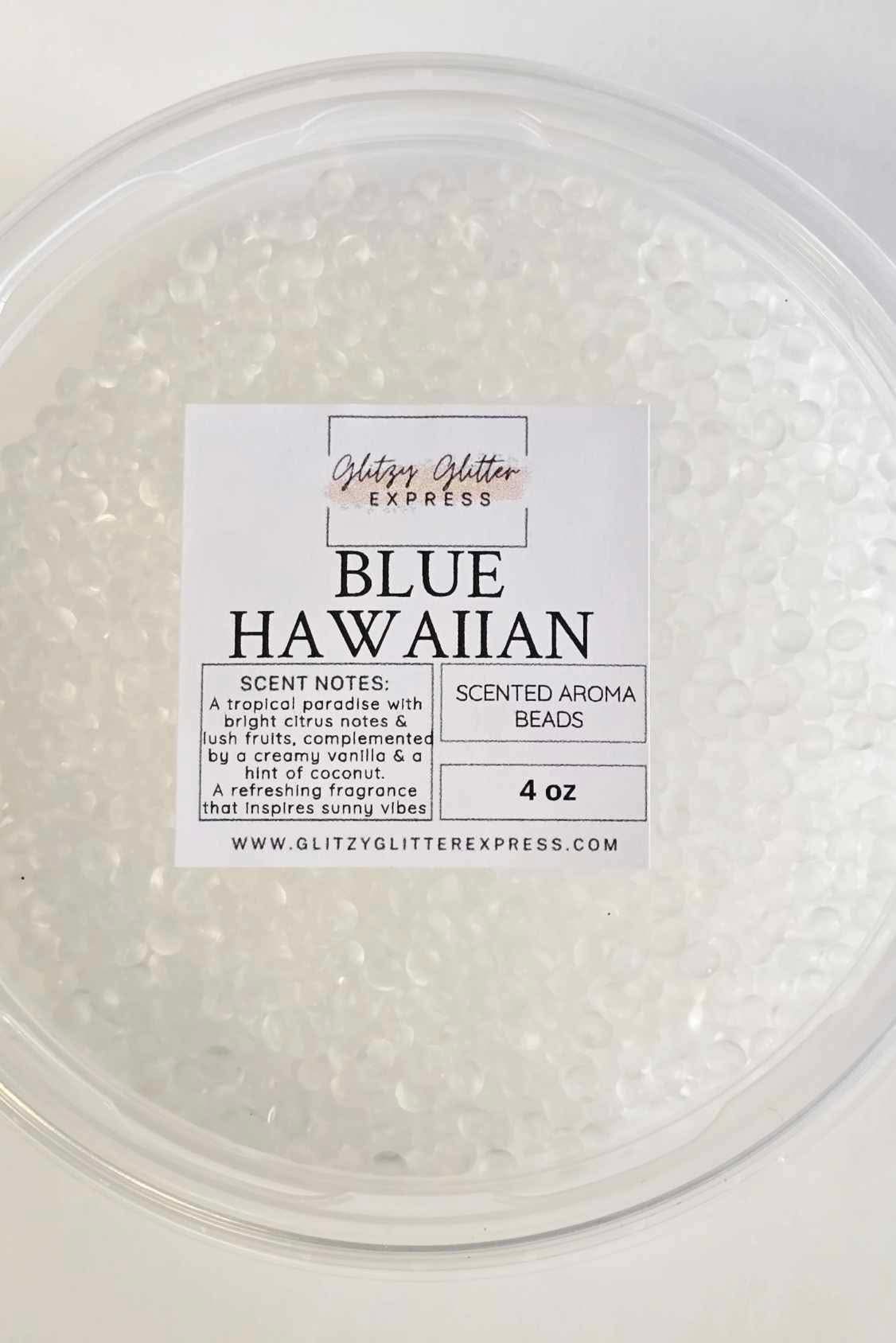 Pre Scented Beads: Blue Hawaiian