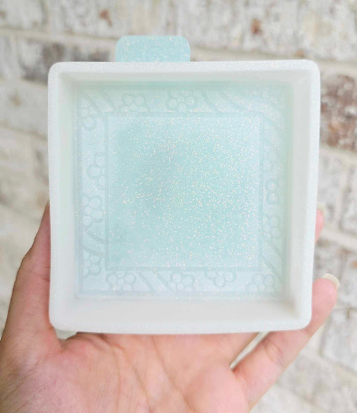 Silicone Mold: Square Groovy Frame