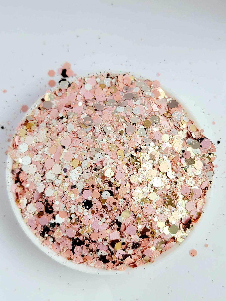 Custom Chunky Mix Holly Dolly Christmas Glitzy Glitter Express