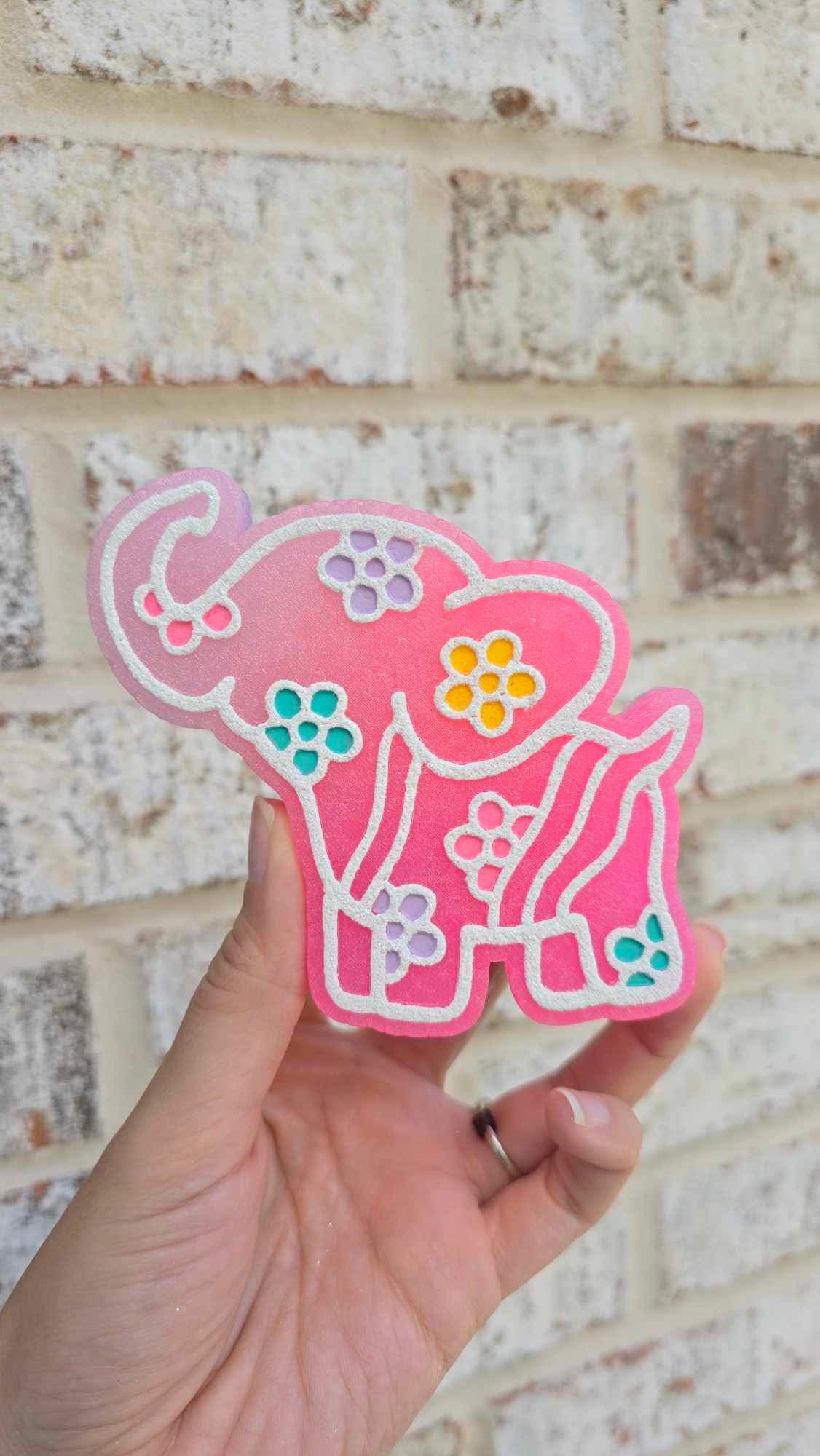 Elephant Groovy - Silicone Mold