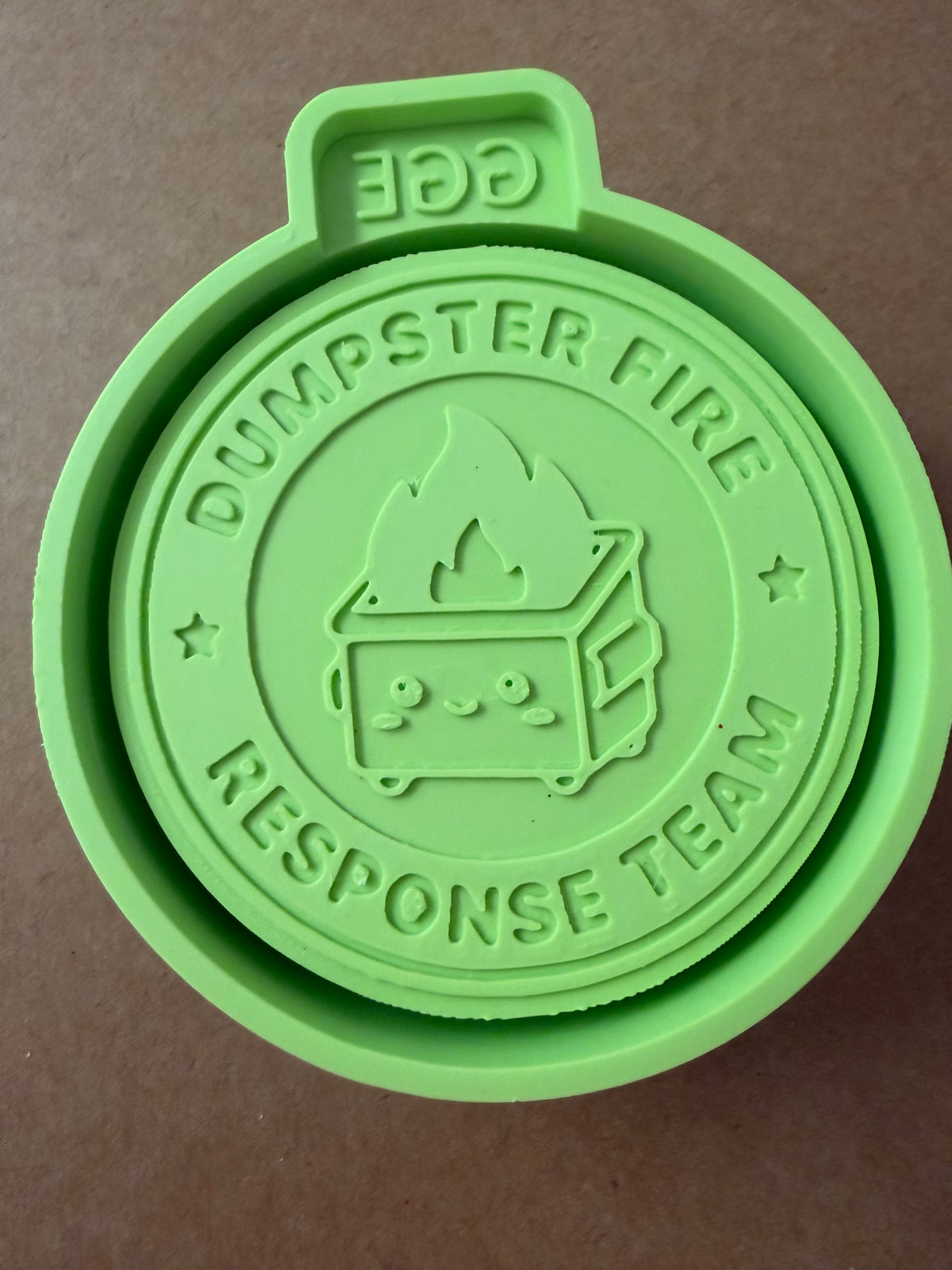 Dumpster Fire - Silicone Mold