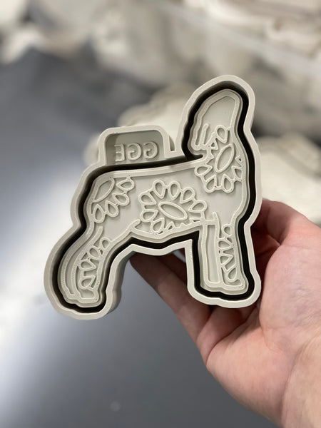 Silicone Mold: Show Goat - Conchos