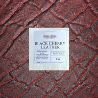 Custom Pre Scented Beads: Black Cherry Leather