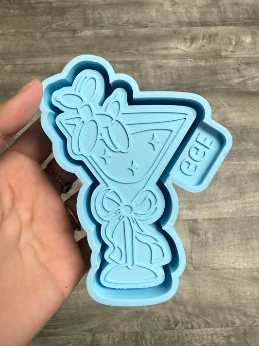 Balloon Dog w/Martini Glass - Silicone Mold