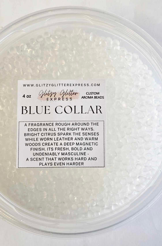 Custom Pre Scented Beads: Blue Collar