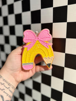Silicone Mold: Rainbow Pencil W/Bow