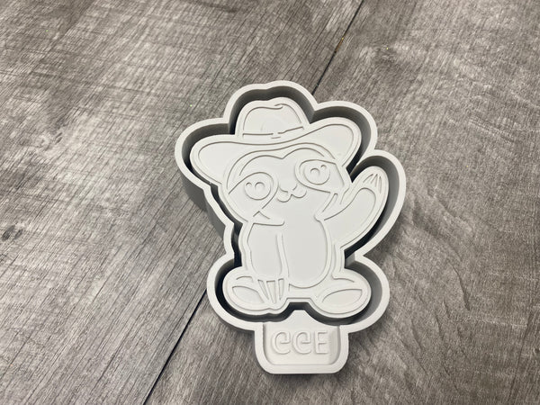 Silicone Mold - Cowboy Sloth