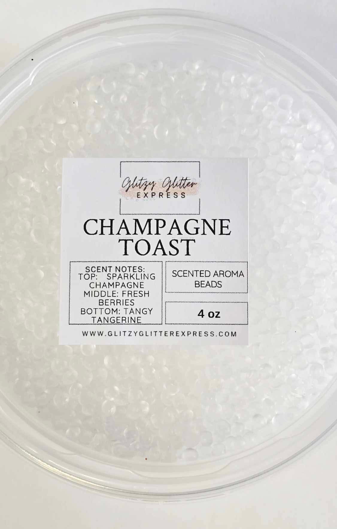 Pre Scented Beads: Champagne Toast
