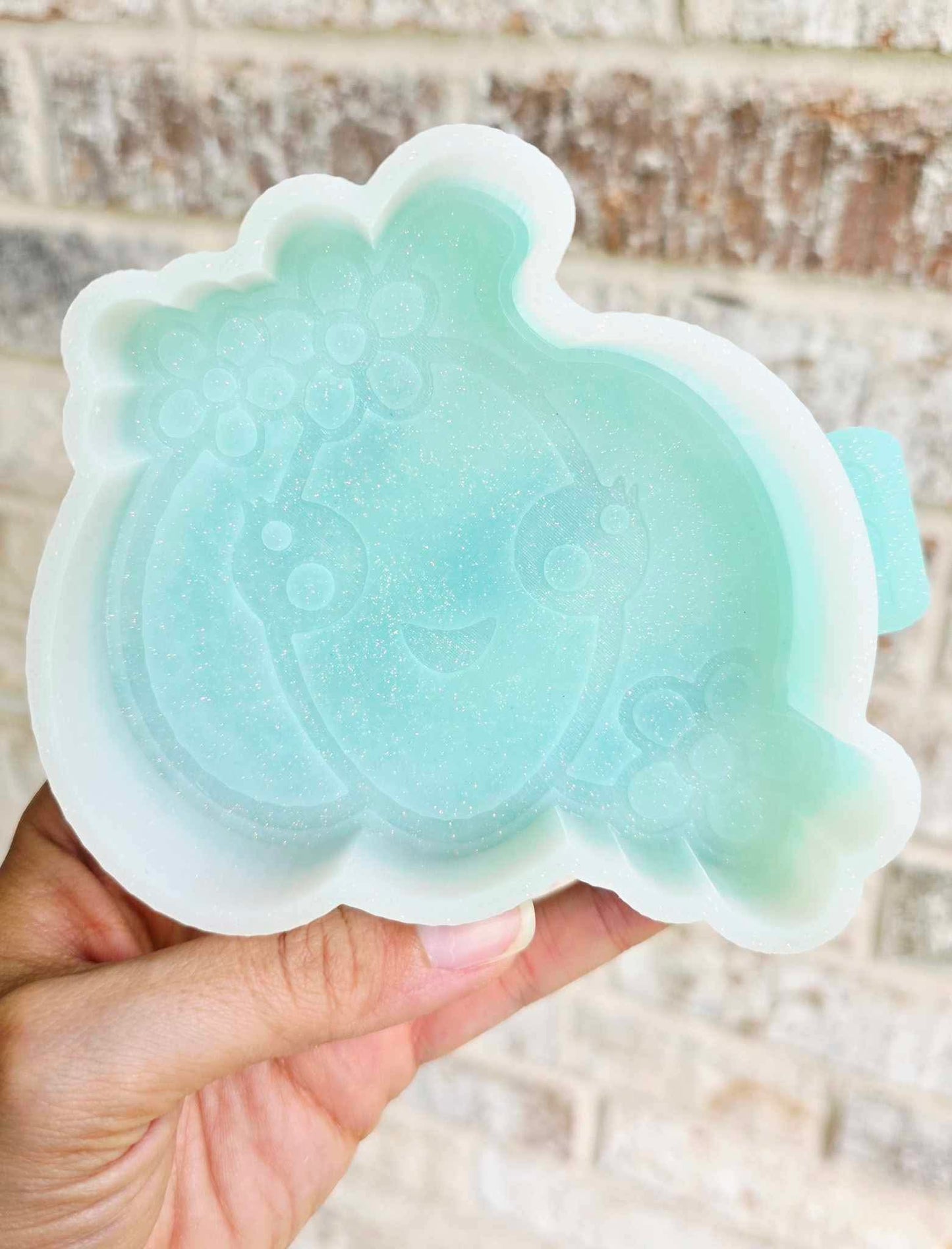 Cutie Floral Pumpkin - Silicone Mold