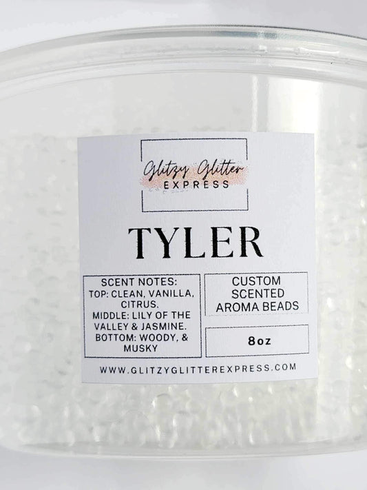 Custom Pre Scented Beads: Tyler