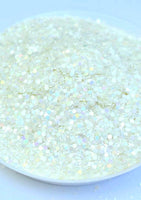 Holographic Mini Chunky Mix: White Sands