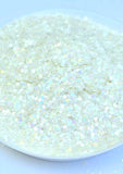 Holographic Mini Chunky Mix: White Sands