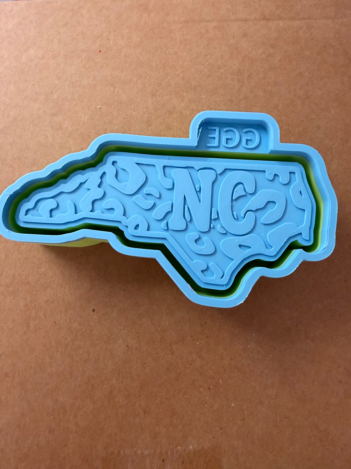 NC - Leopard State - Silicone Mold