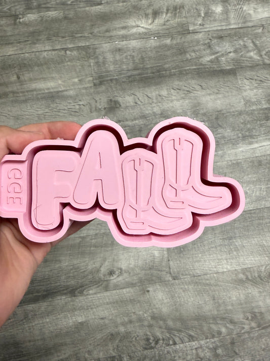 Fall with boots as L’s - Silicone Mold