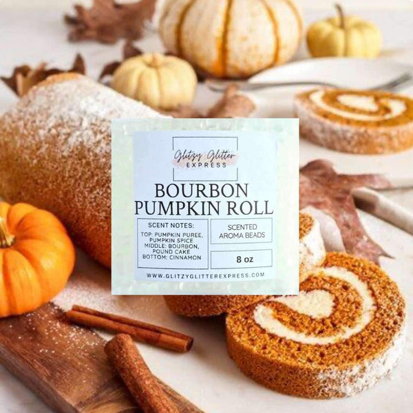 Pre Scented Beads: Bourbon Pumpkin Roll