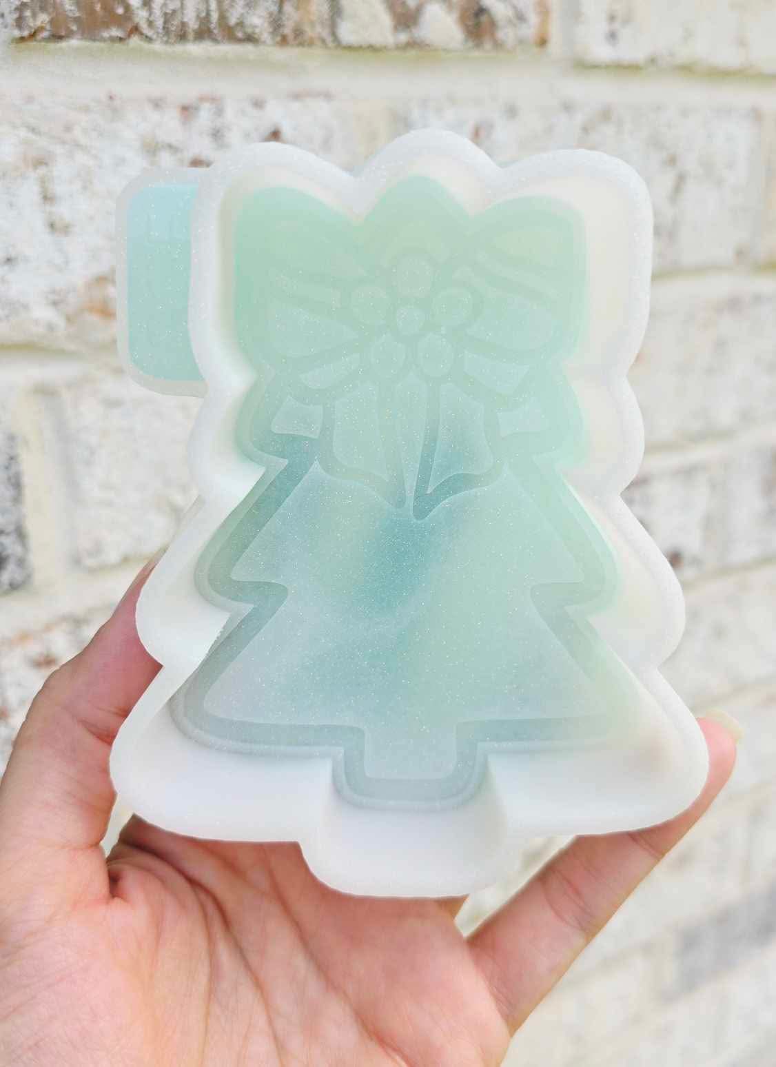 Christmas Tree w/ Bow - Silicone Mold