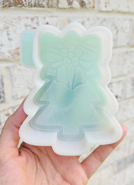 Silicone Mold: Christmas Tree w/ Bow