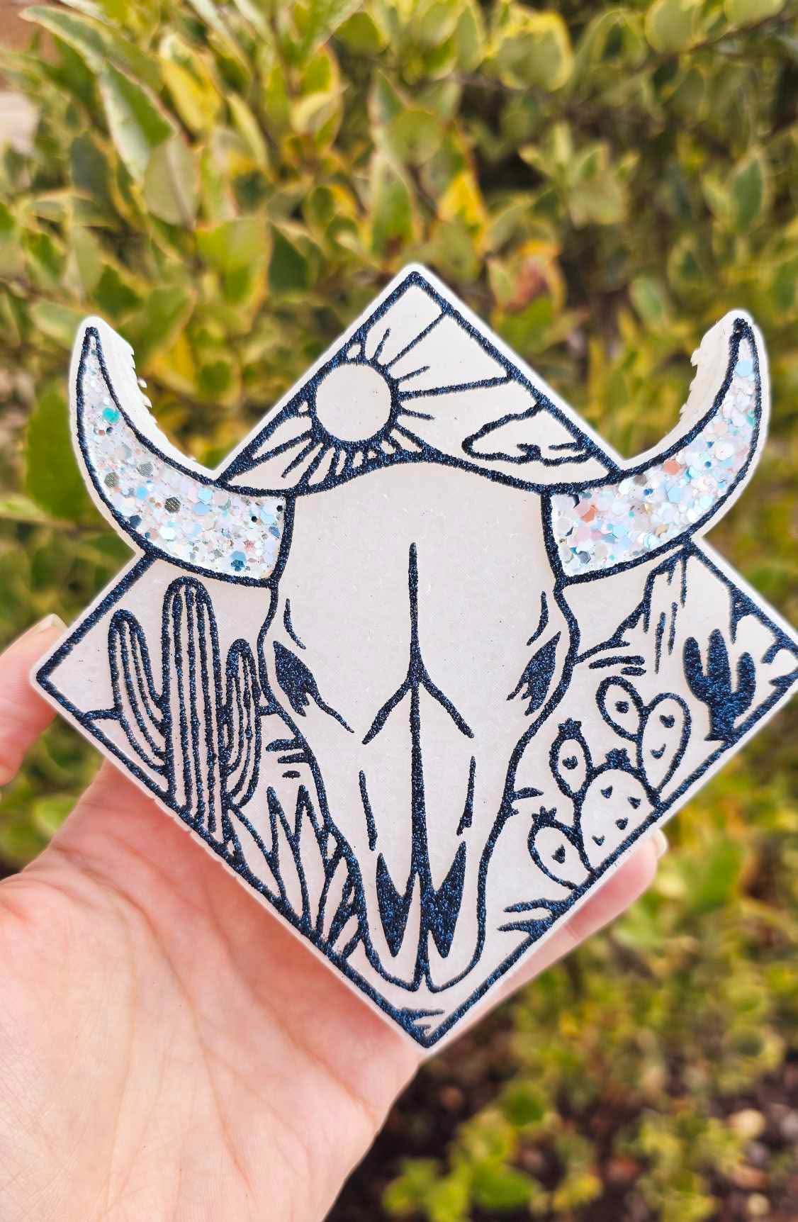 Cowskull Diamond - Silicone Mold