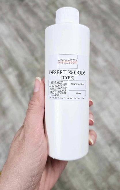 Luxury Fragrance Oil - Desert Woods (type)