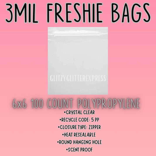 Freshie Bags - 6x6 - 4M 100 COUNT