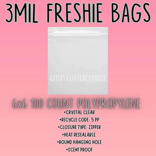 Freshie Bags - 6x6 - 3M 100 COUNT