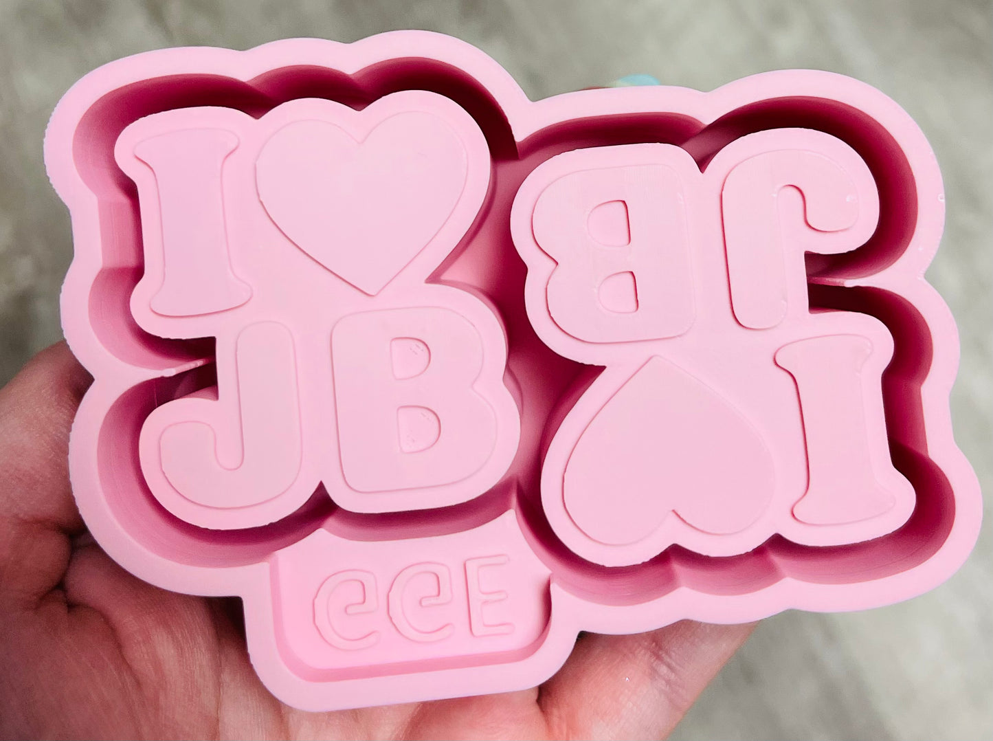 Vents I Heart JB - Silicone Vent Mold