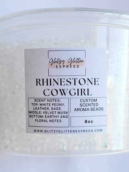 Custom Pre Scented Beads: Rhinestone Cowgirl