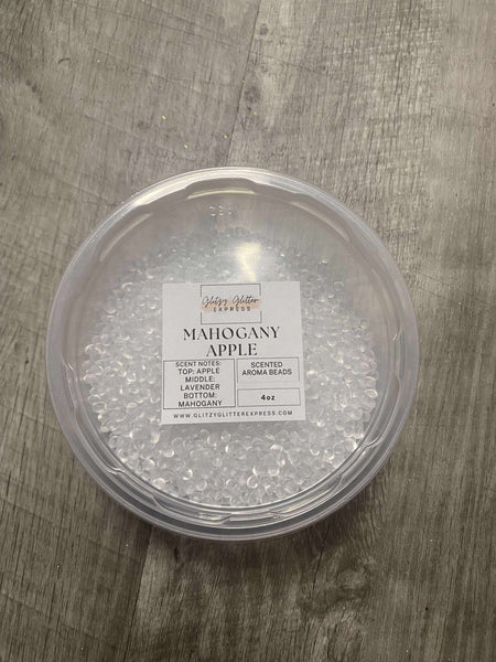 Pre Scented Beads: Mahogany Apple