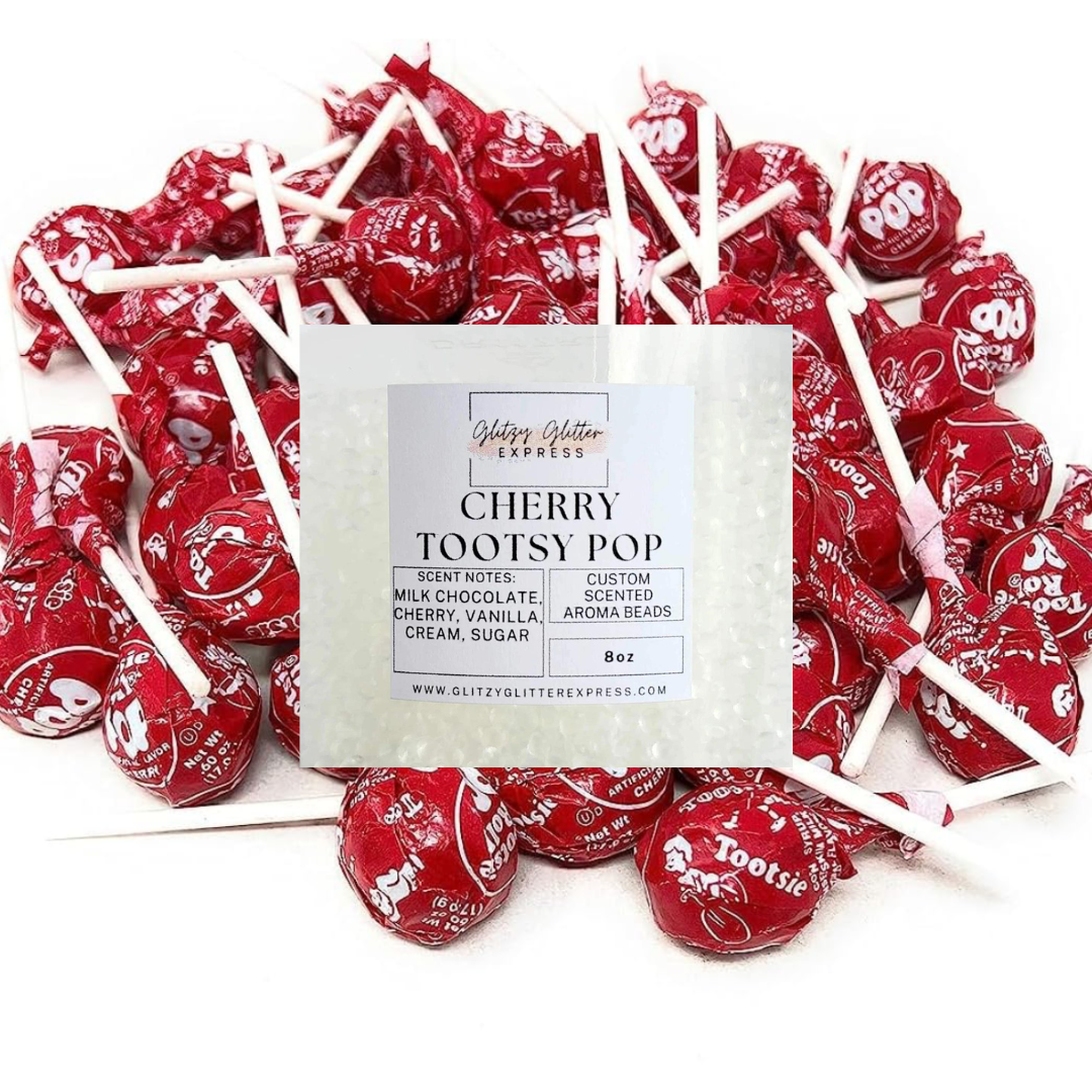 Custom Pre Scented Beads: Cherry Tootsy Pop