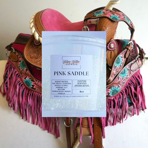 Custom Pre Scented Beads: Pink Saddle