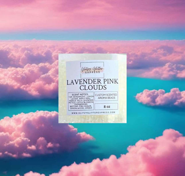 Pre Scented Beads: Lavender Pink Clouds