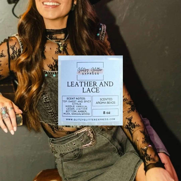 Pre Scented Beads: Leather & Lace